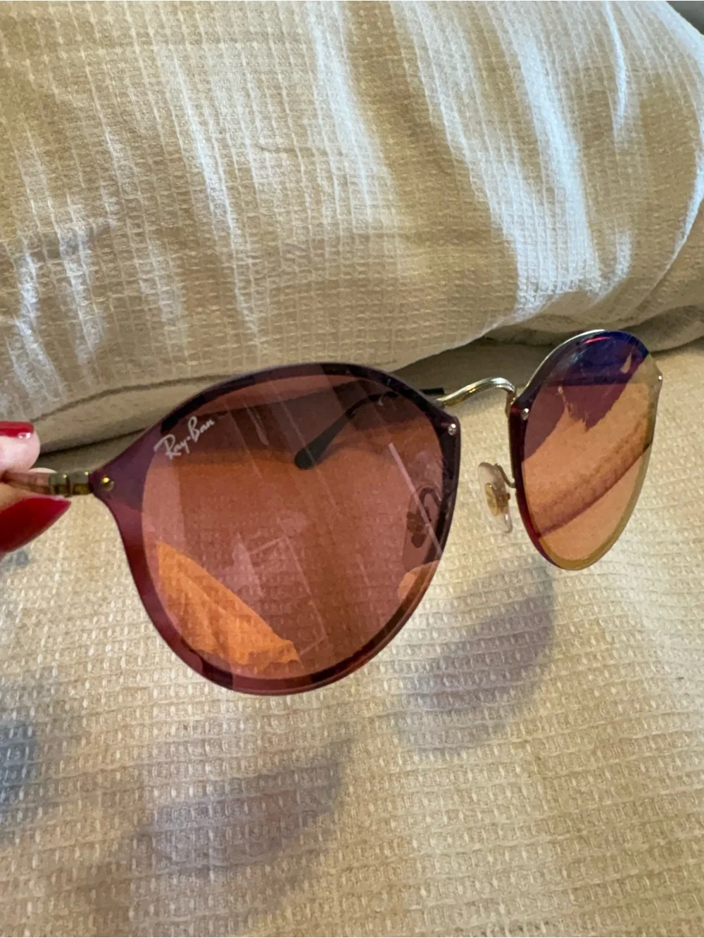 Women's Pink Round Sunglasses - Ray Ban